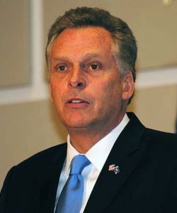 VA Gov. Terry McAuliffe